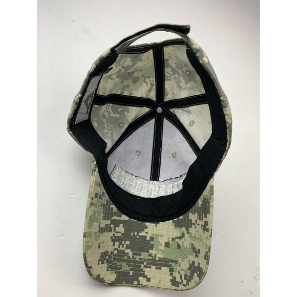WARRIORBLACK Camo USA Flag Patch Pacific Headwear Style 6956  Adjustable Hat - Picture 5 of 6